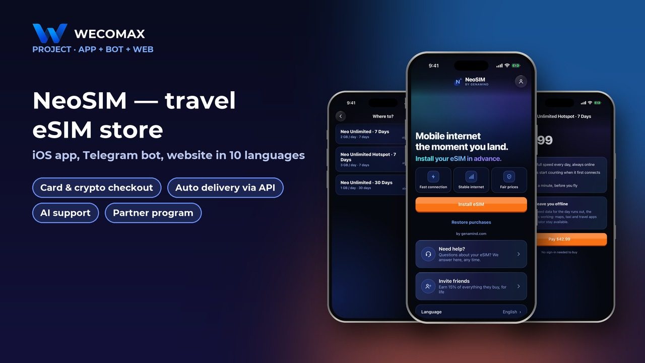 NeoSIM — cửa hàng eSIM